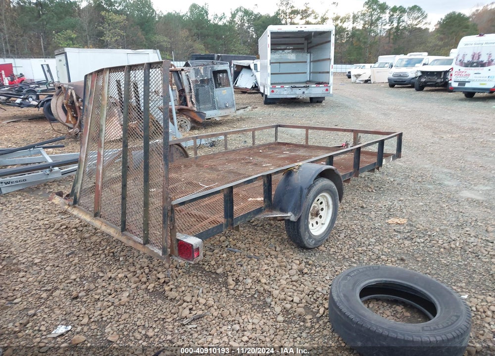 1992 UTILITY SINGLE AXLE TRAILER VIN: T300718