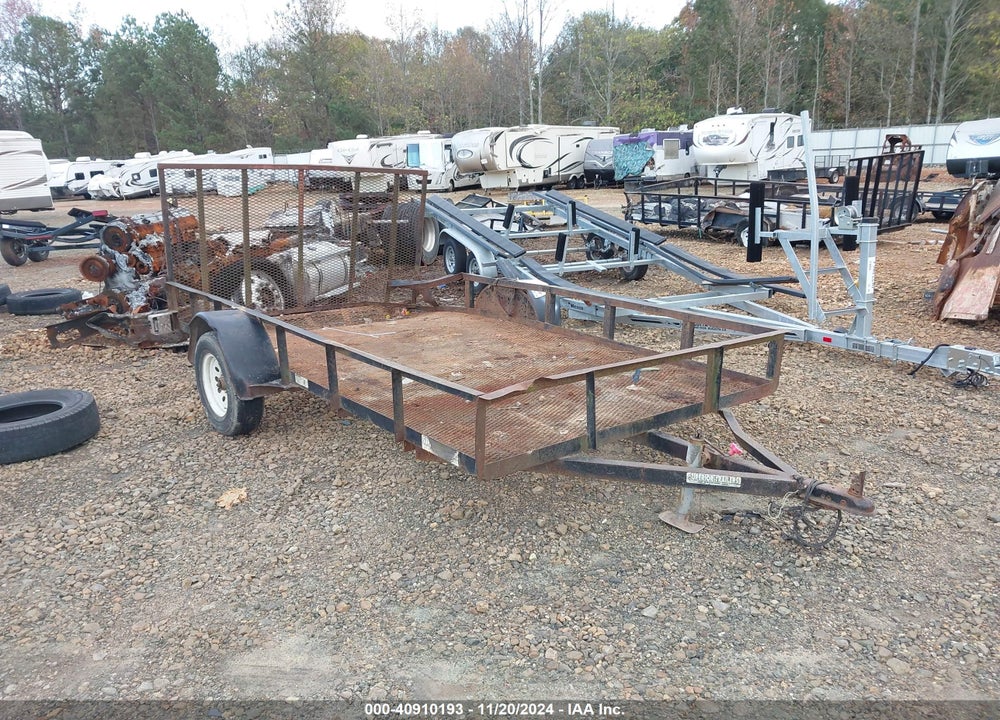 1992 UTILITY SINGLE AXLE TRAILER VIN: T300718