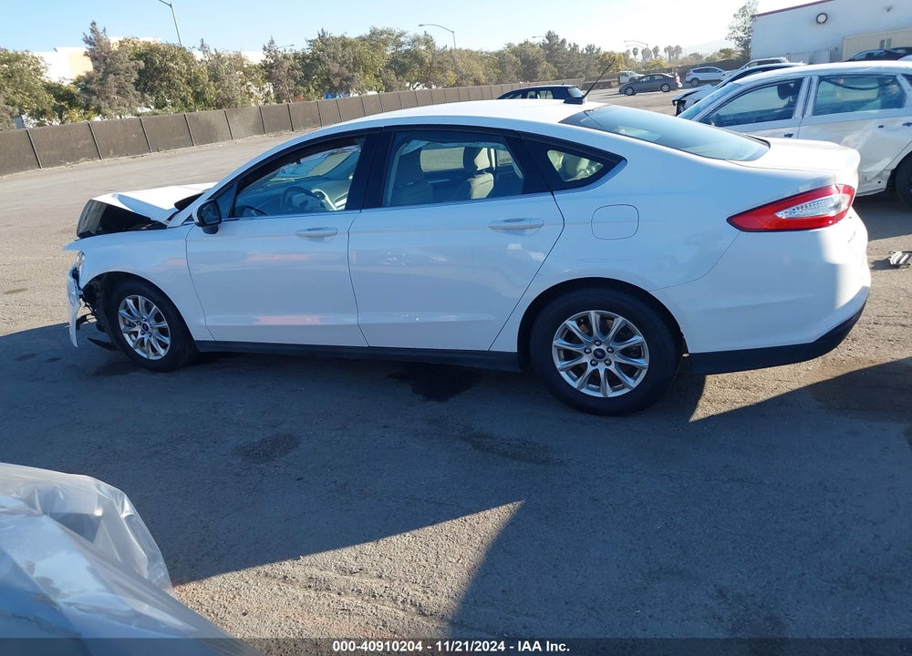 2016 FORD FUSION S VIN: 3FA6P0G78GR259537
