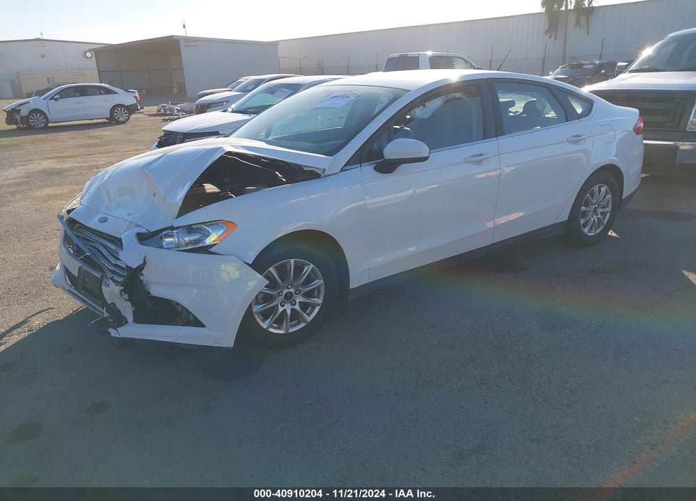 2016 FORD FUSION S VIN: 3FA6P0G78GR259537