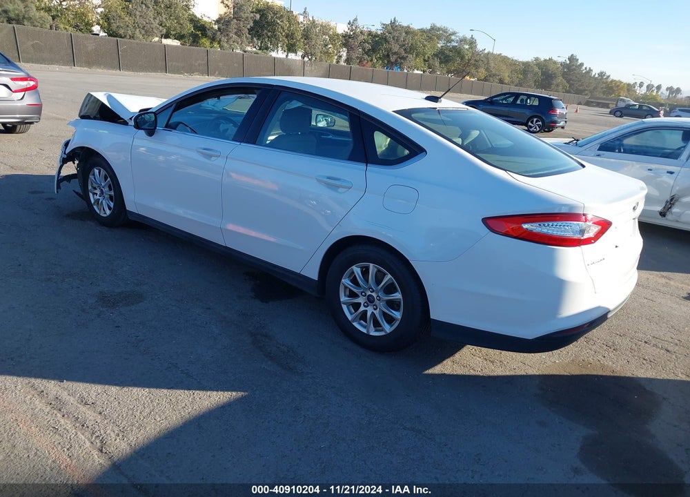 2016 FORD FUSION S VIN: 3FA6P0G78GR259537