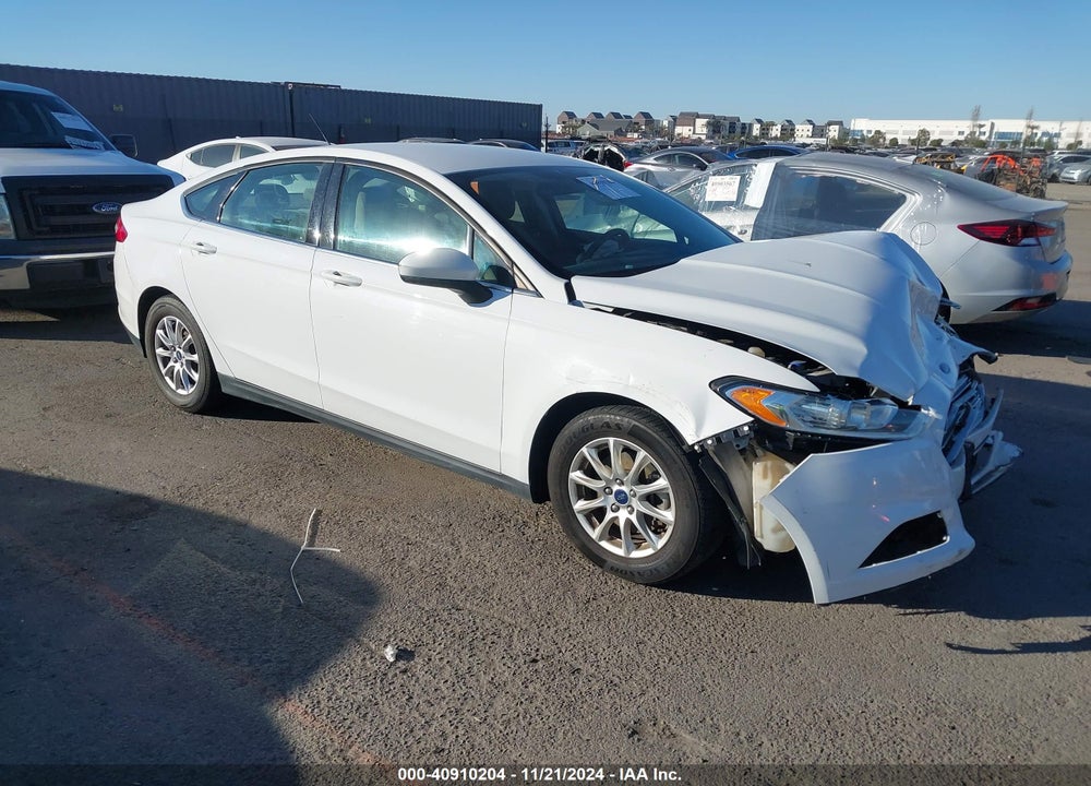 2016 FORD FUSION S VIN: 3FA6P0G78GR259537