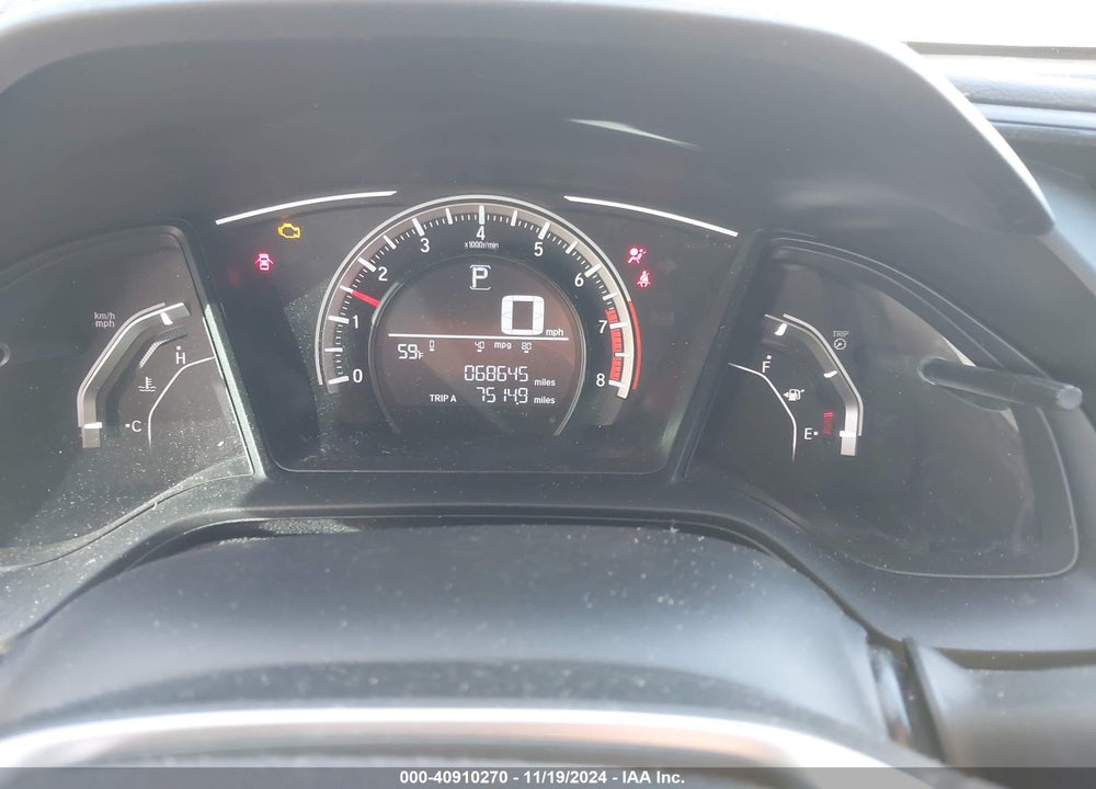 2018 HONDA CIVIC LX VIN: 2HGFC2F55JH608594