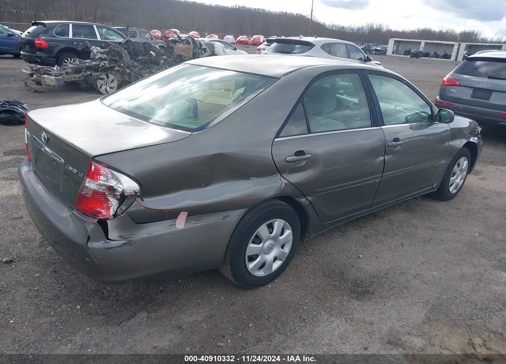 2004 TOYOTA CAMRY LE VIN: 4T1BE32K64U840918