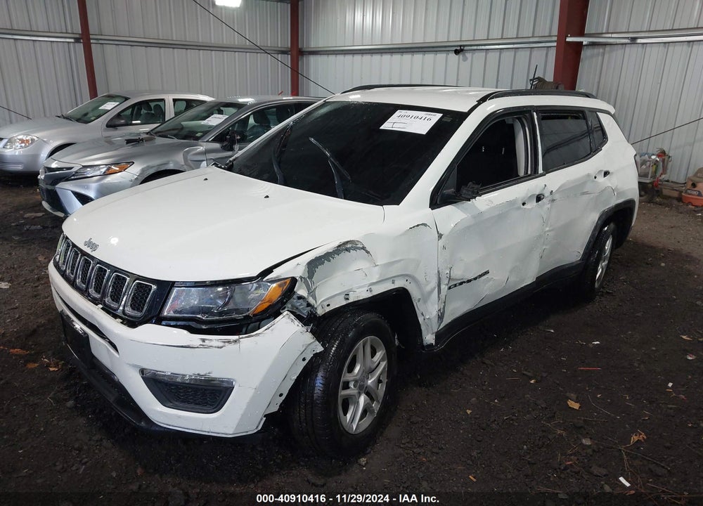 2018 JEEP COMPASS SPORT FWD VIN: 3C4NJCAB4JT331091