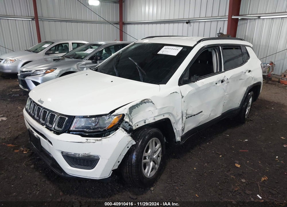 2018 JEEP COMPASS SPORT FWD VIN: 3C4NJCAB4JT331091