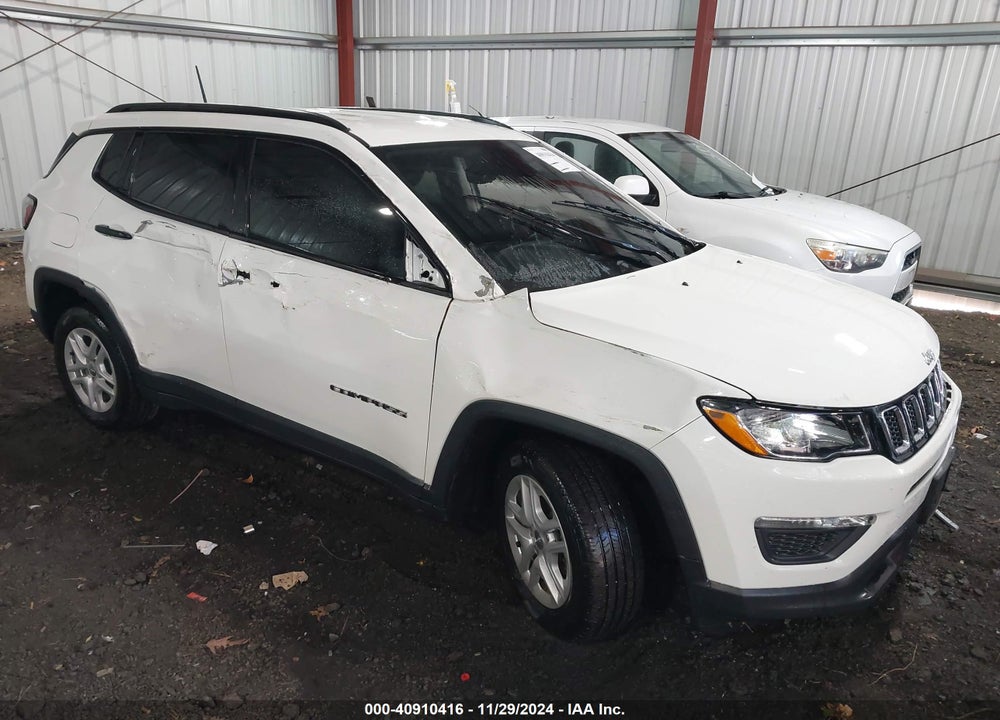 2018 JEEP COMPASS SPORT FWD VIN: 3C4NJCAB4JT331091