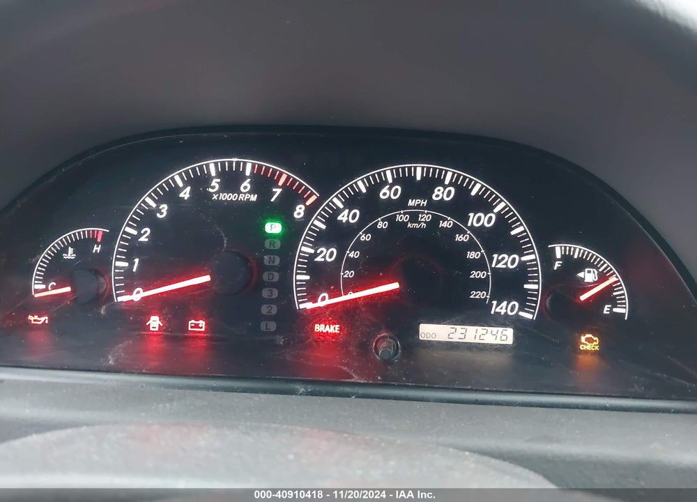 2006 TOYOTA CAMRY XLE VIN: 4T1BE30K86U130604