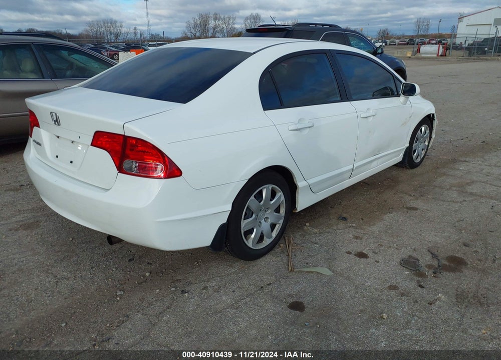 2007 HONDA CIVIC LX VIN: 1HGFA16517L131996