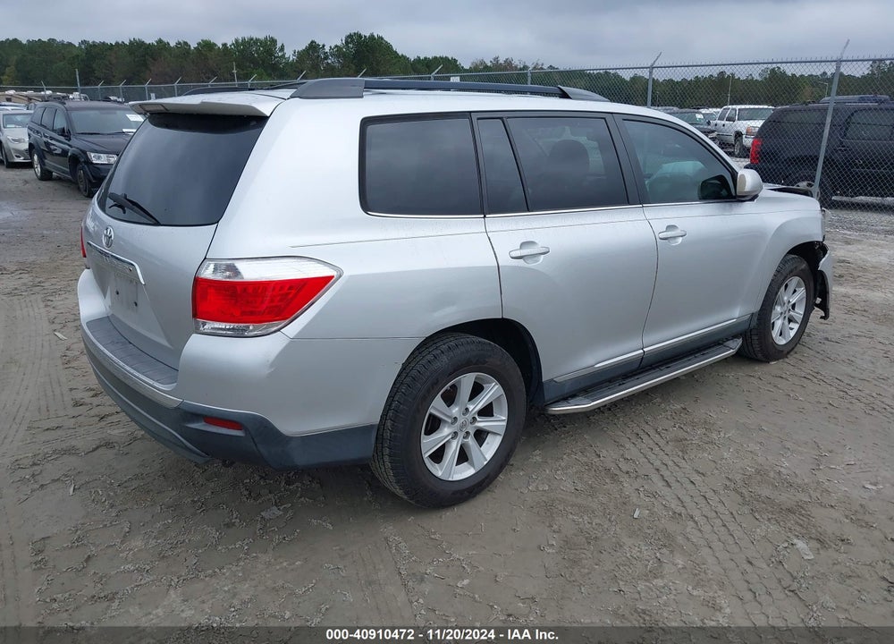 2013 TOYOTA HIGHLANDER BASE PLUS V6 VIN: 5TDZK3EH3DS116703