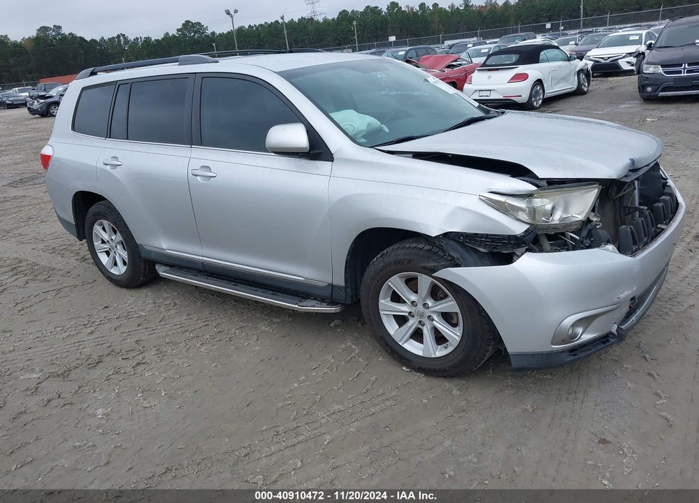 2013 TOYOTA HIGHLANDER BASE PLUS V6 VIN: 5TDZK3EH3DS116703