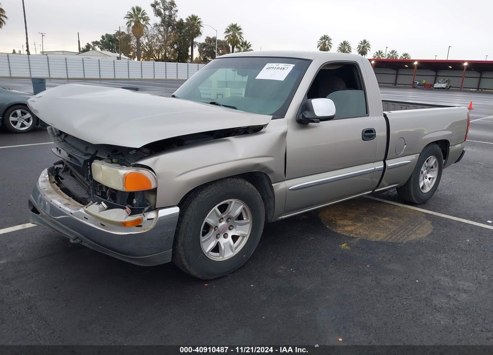 2002 GMC SIERRA 1500 SLE VIN: 1GTEC14V22Z235278