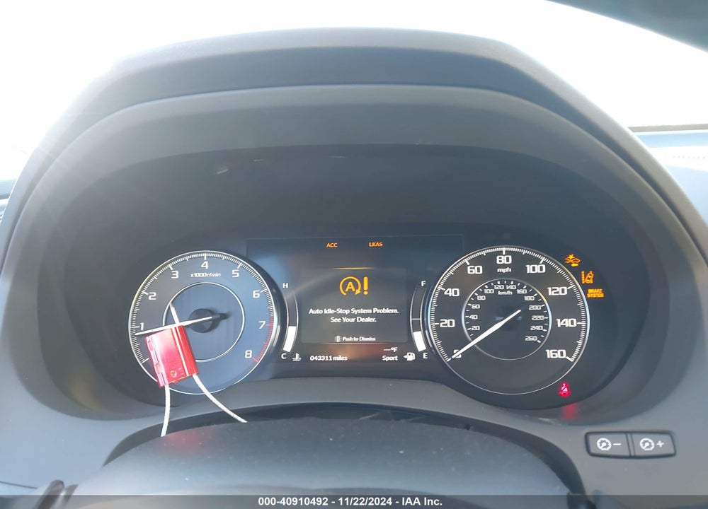 2019 ACURA RDX STANDARD VIN: 5J8TC1H33KL013627