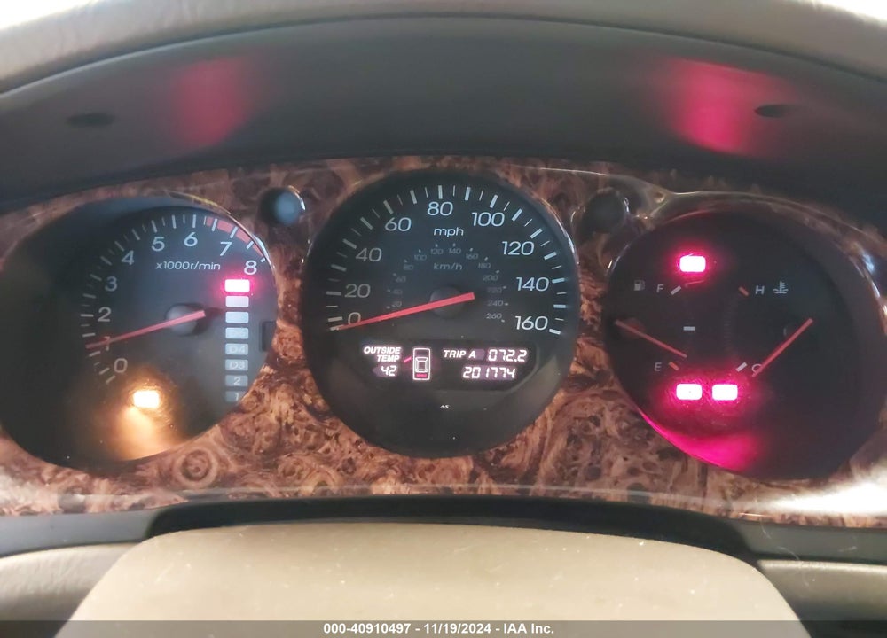 2001 ACURA TL 3.2 VIN: 19UUA56621A009495