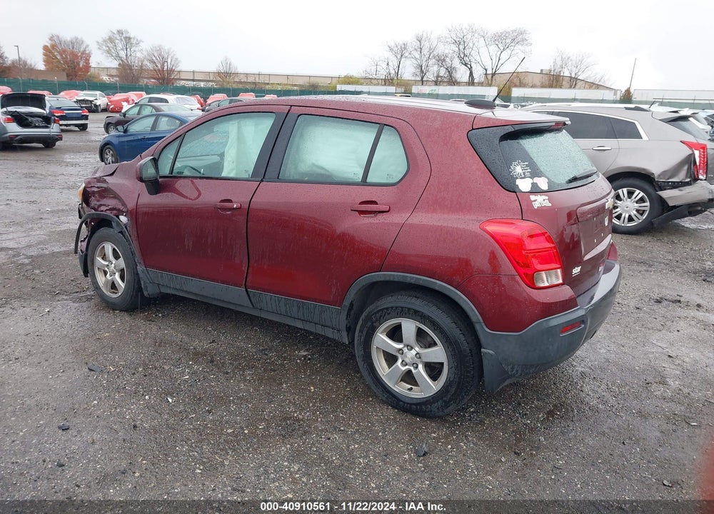 2016 CHEVROLET TRAX 1LS VIN: 3GNCJNSB2GL266890