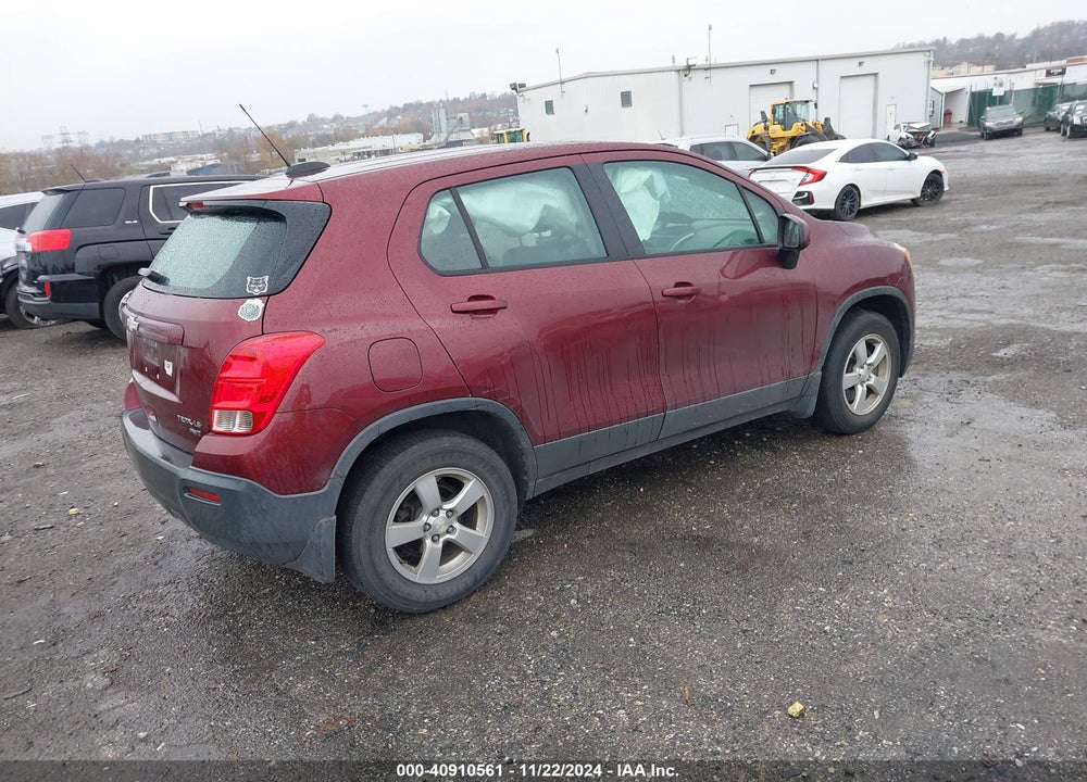 2016 CHEVROLET TRAX 1LS VIN: 3GNCJNSB2GL266890
