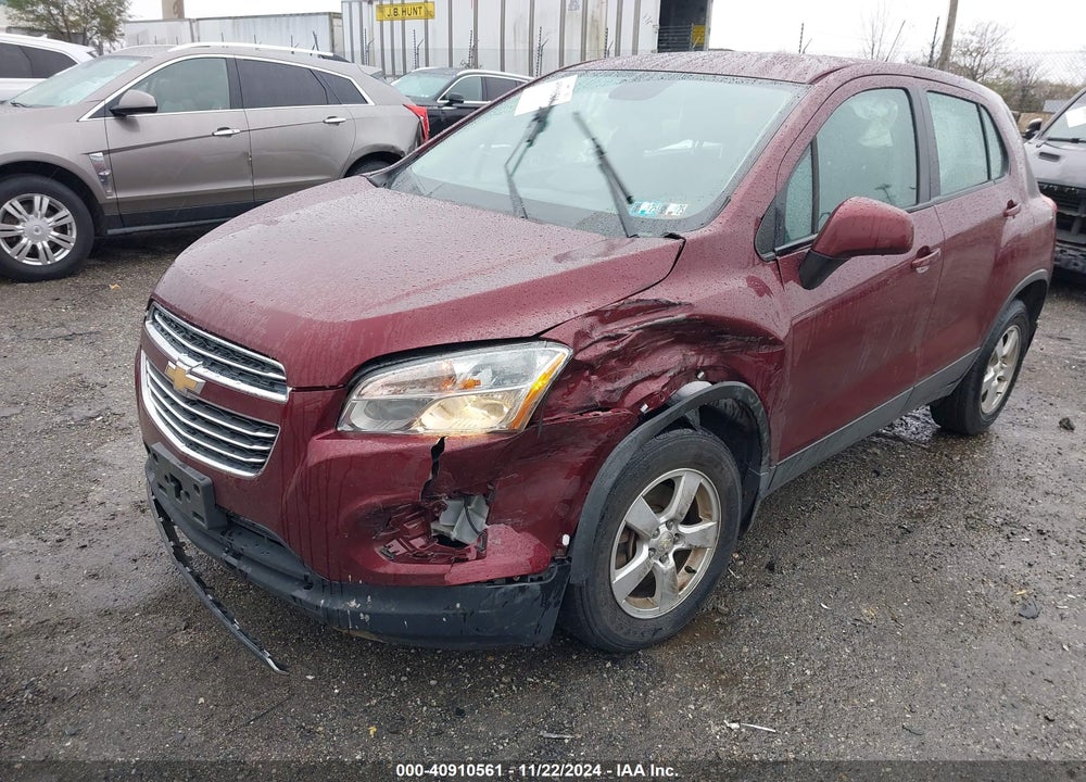 2016 CHEVROLET TRAX 1LS VIN: 3GNCJNSB2GL266890