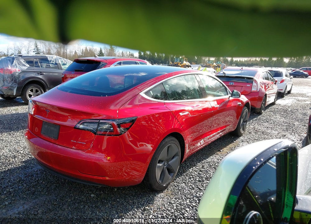 2020 TESLA MODEL 3 LONG RANGE DUAL MOTOR ALL-WHEEL DRIVE VIN: 5YJ3E1EB3LF617039