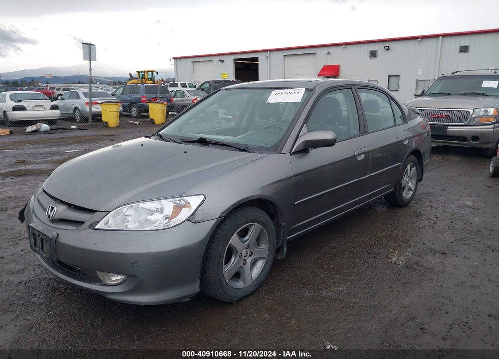 2004 HONDA CIVIC EX VIN: 2HGES26724H572867