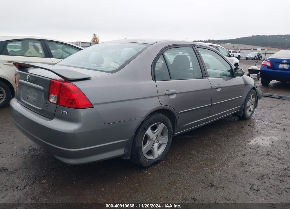 2004 HONDA CIVIC EX VIN: 2HGES26724H572867