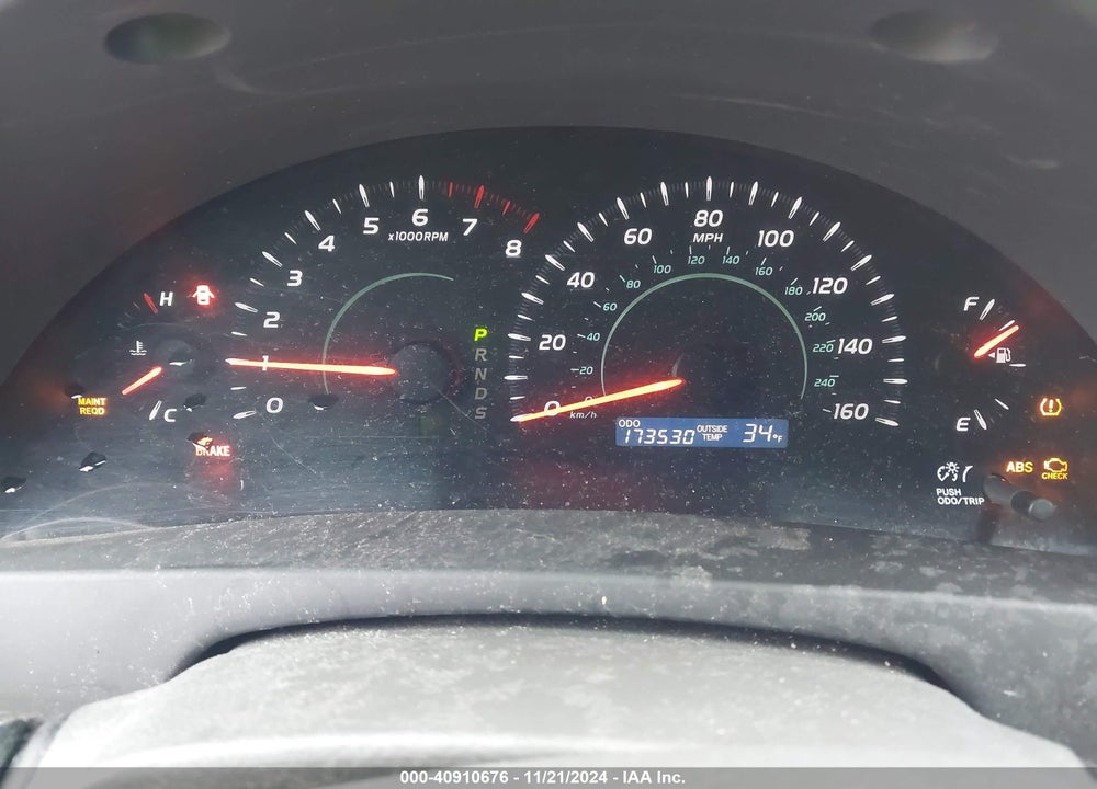 2008 TOYOTA CAMRY LE V6 VIN: 4T1BK46K38U574529