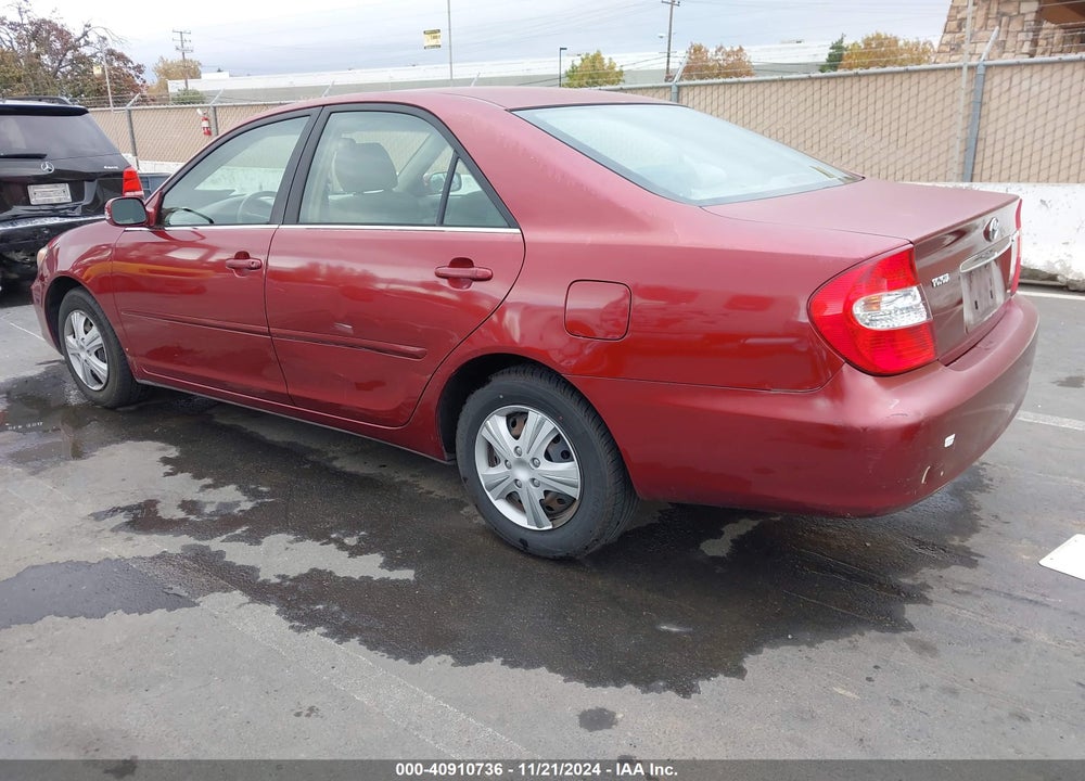 2002 TOYOTA CAMRY LE VIN: JTDBE32K020015983