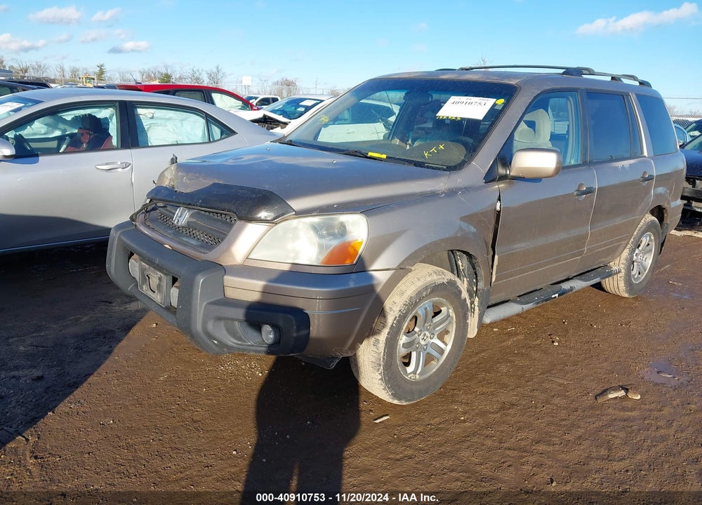 2004 HONDA PILOT EX VIN: 2HKYF18464H510540