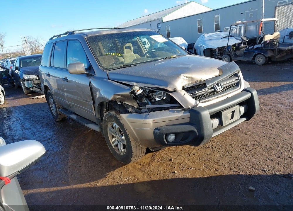 2004 HONDA PILOT EX VIN: 2HKYF18464H510540