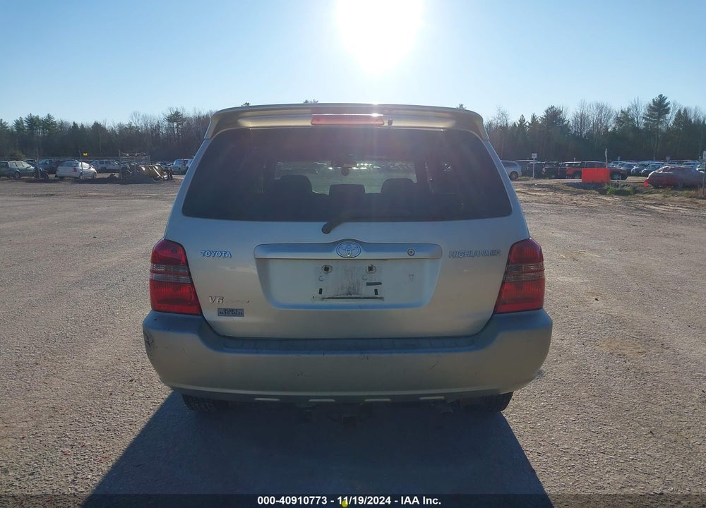 2003 TOYOTA HIGHLANDER V6 VIN: JTEHF21A130148033