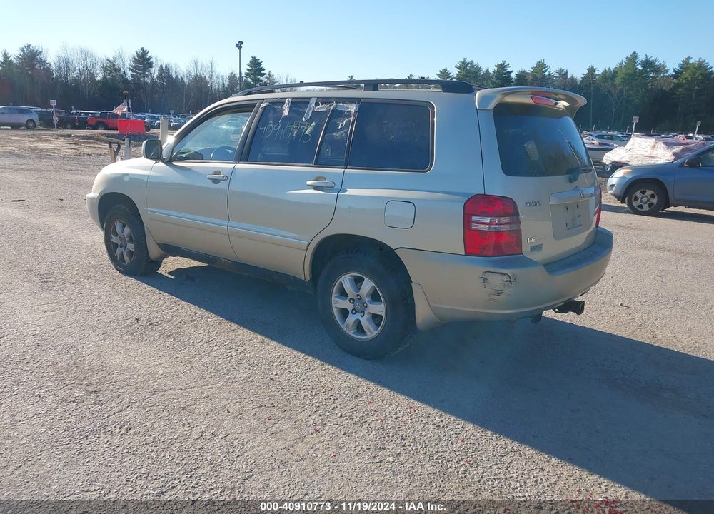 2003 TOYOTA HIGHLANDER V6 VIN: JTEHF21A130148033