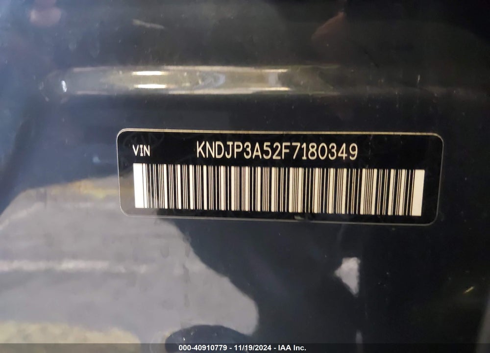 2015 KIA SOUL VIN: KNDJP3A52F7180349
