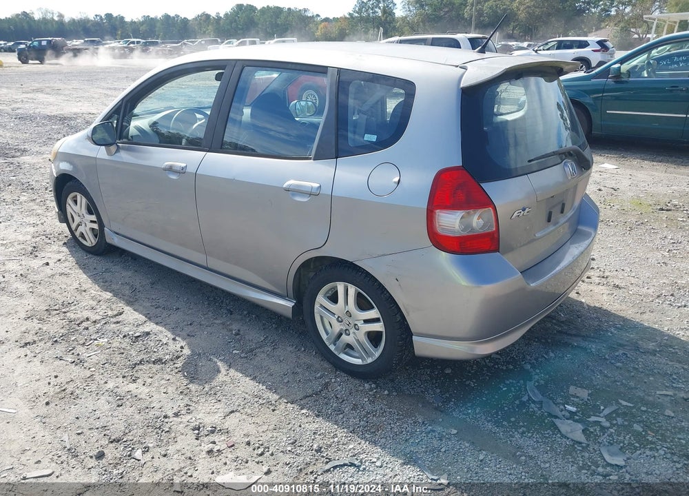 2008 HONDA FIT SPORT VIN: JHMGD38668S028204