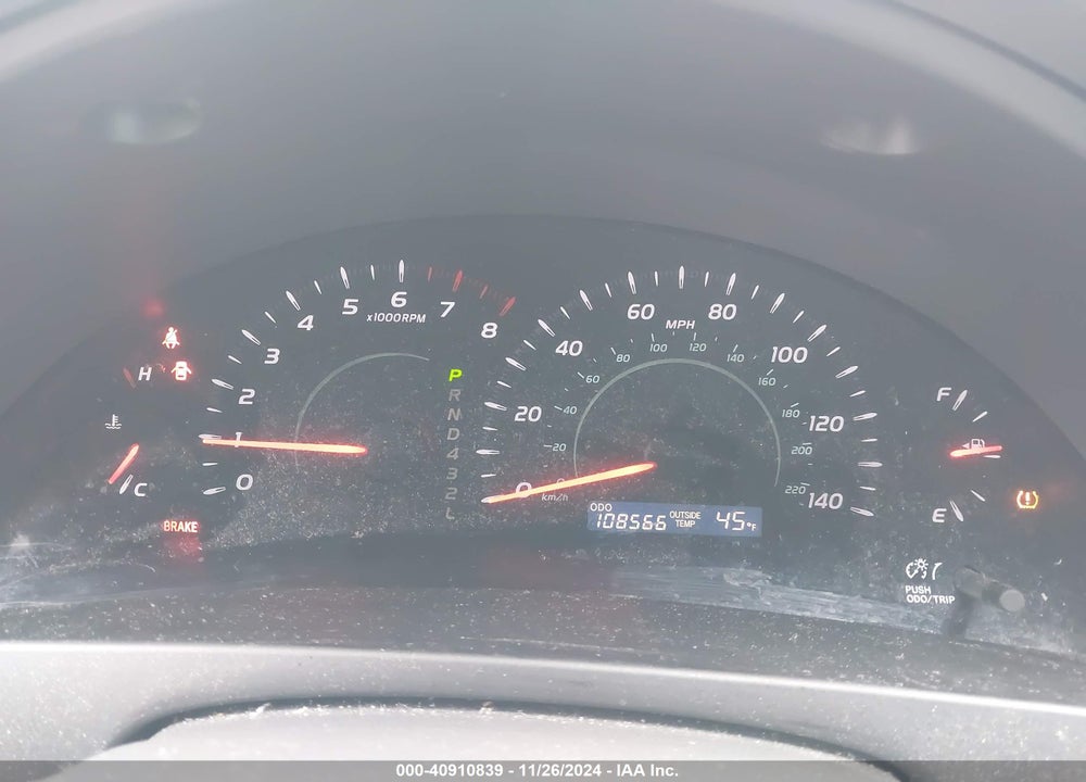 2007 TOYOTA CAMRY LE VIN: 4T1BE46K97U602646