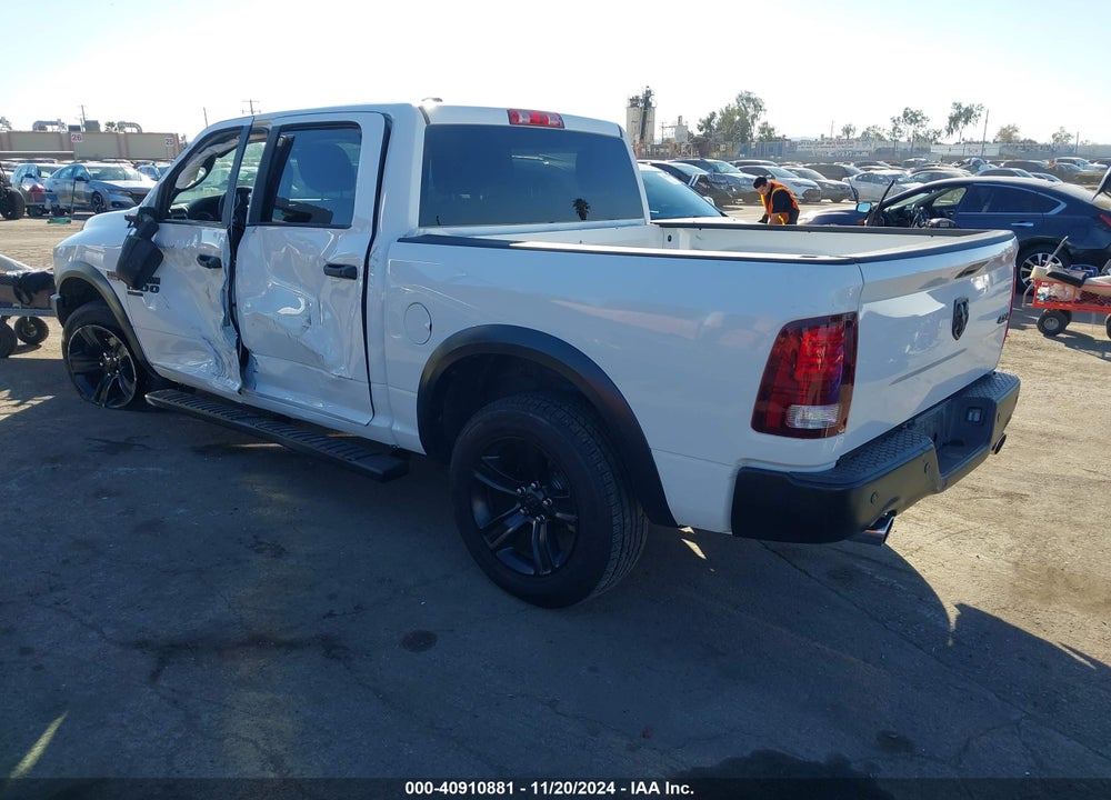 2021 RAM 1500 CLASSIC WARLOCK 4X4 5'7 BOX VIN: 1C6RR7LT2MS528183