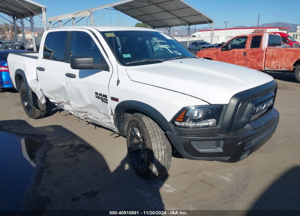 2021 RAM 1500 CLASSIC WARLOCK 4X4 5'7 BOX VIN: 1C6RR7LT2MS528183