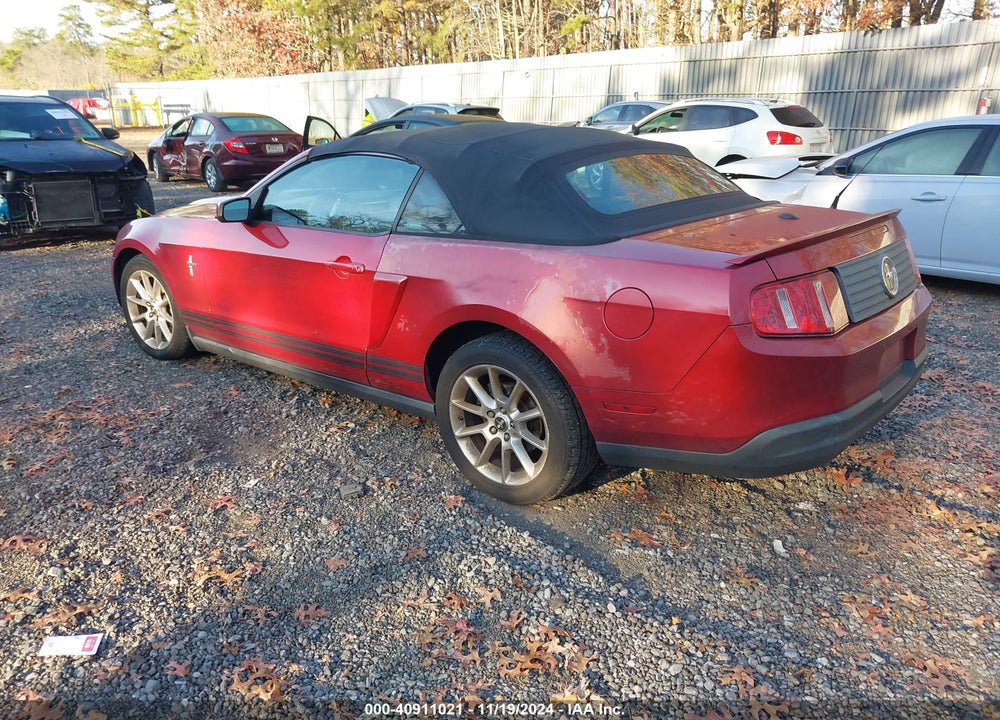 2010 FORD MUSTANG V6/V6 PREMIUM VIN: 1ZVBP8EN4A5121316
