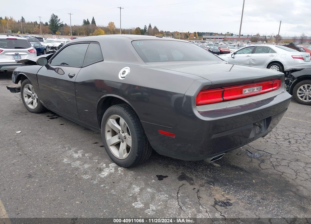 2013 DODGE CHALLENGER SXT VIN: 2C3CDYAG0DH549506