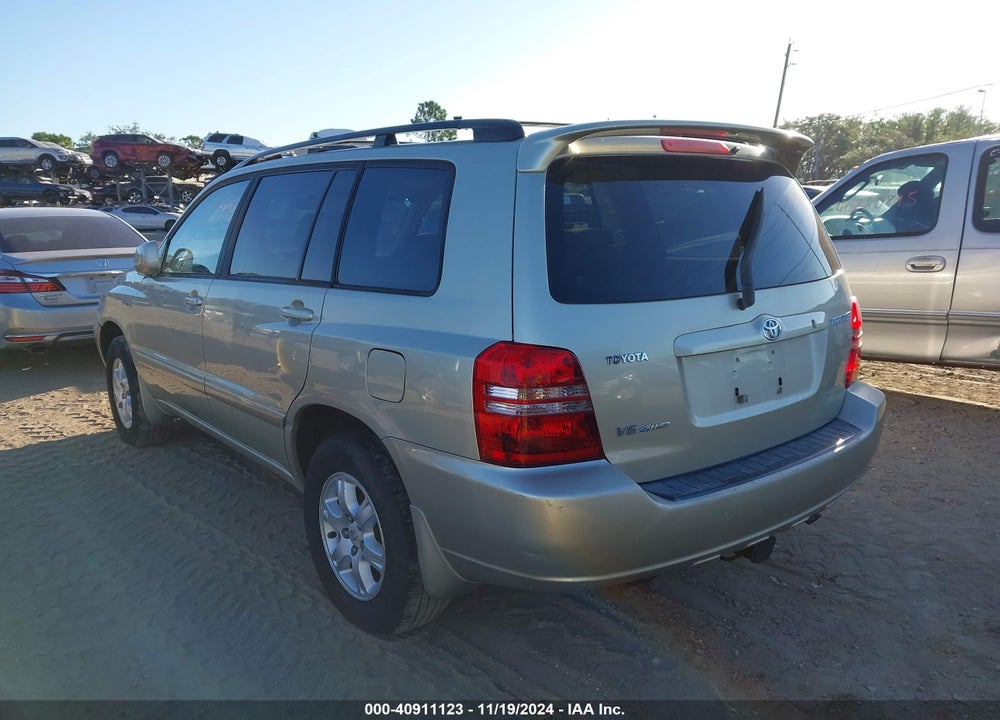 2003 TOYOTA HIGHLANDER LIMITED V6 VIN: JTEHF21A930146188