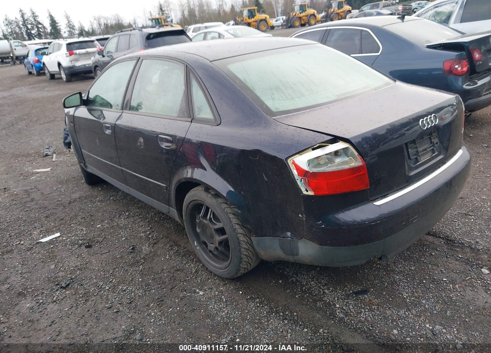 2002 AUDI A4 1.8T VIN: WAULC68E12A214934