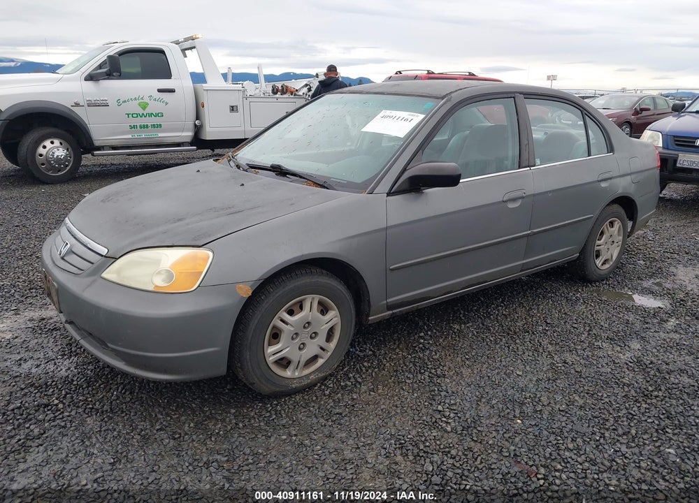 2002 HONDA CIVIC LX VIN: 2HGES16512H612460