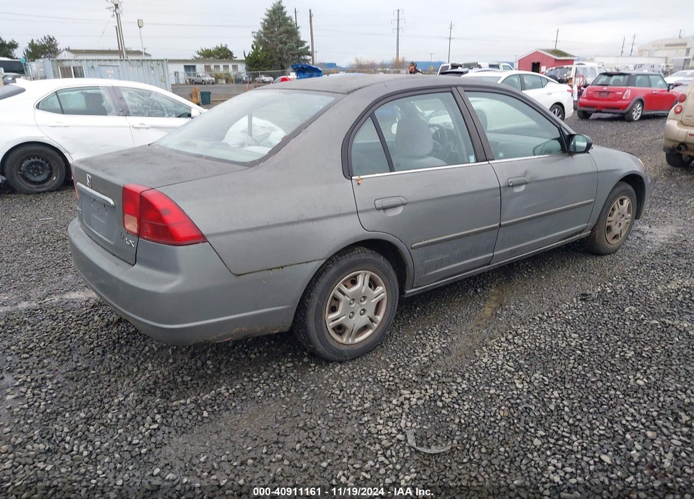 2002 HONDA CIVIC LX VIN: 2HGES16512H612460