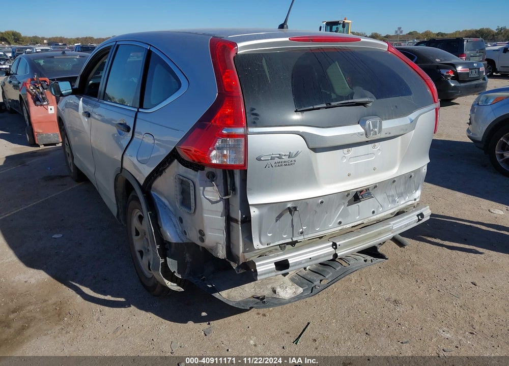 2015 HONDA CR-V LX VIN: 2HKRM3H31FH507626