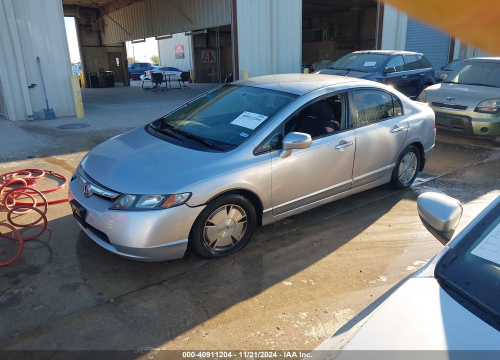 2006 HONDA CIVIC HYBRID VIN: JHMFA36296S002343