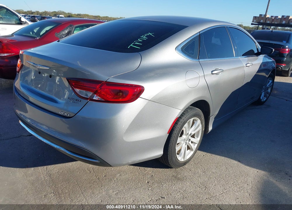 2015 CHRYSLER 200 LIMITED VIN: 1C3CCCAB1FN741425