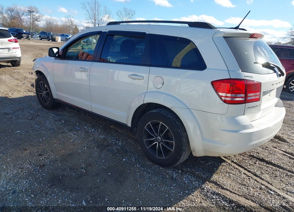 2018 DODGE JOURNEY SE VIN: 3C4PDCAB8JT383565