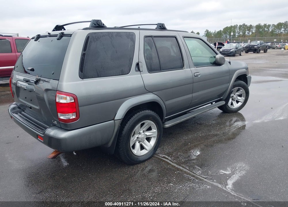 2004 NISSAN PATHFINDER LE PLATINUM VIN: JN8DR09Y84W910454