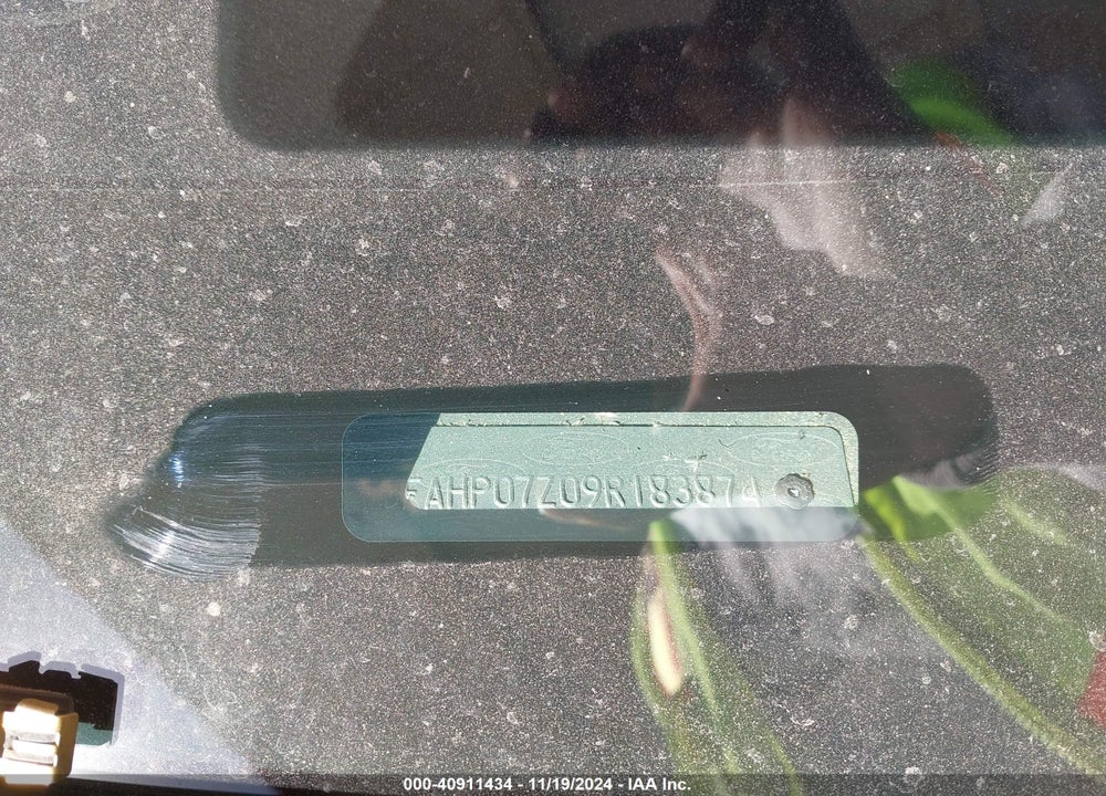 2009 FORD FUSION SE VIN: 3FAHP07Z09R183874