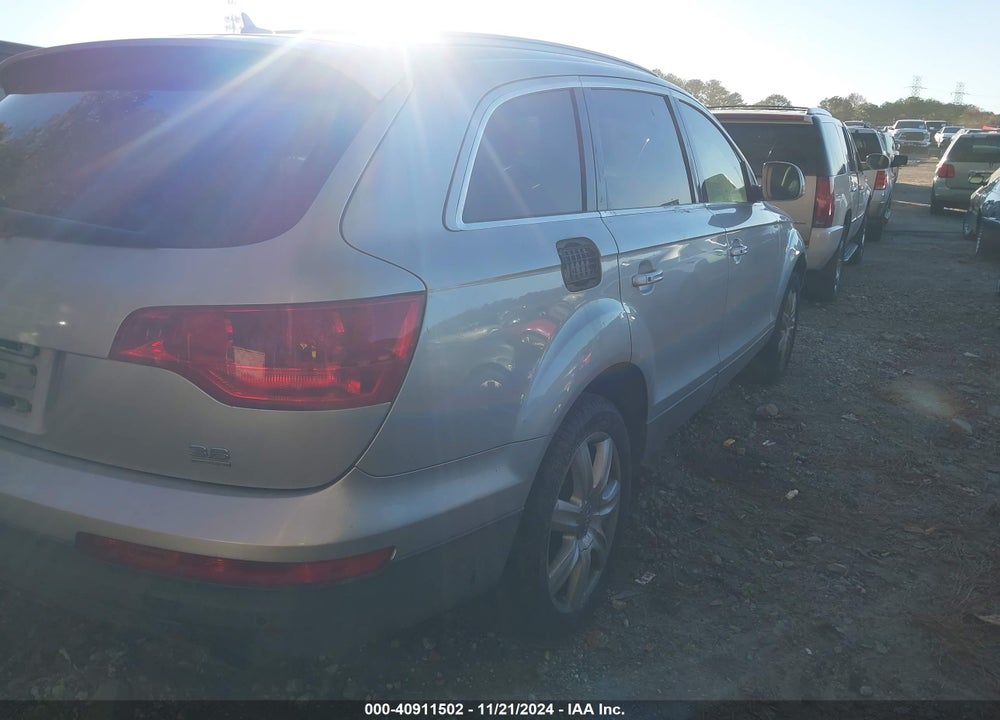 2007 AUDI Q7 3.6 PREMIUM VIN: WA1BY74L07D075115