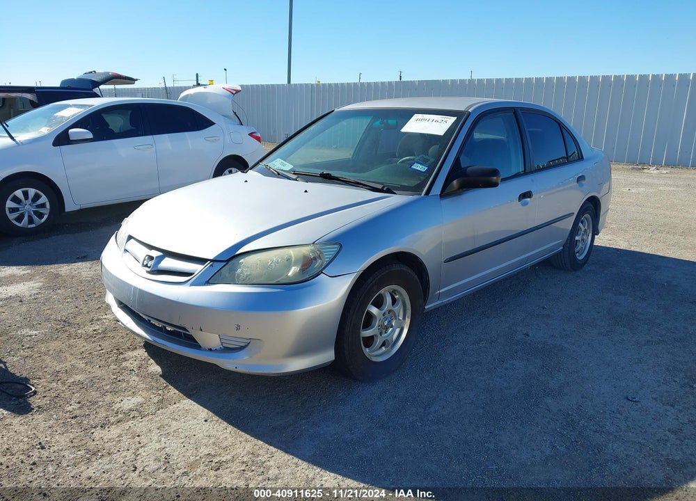 2004 HONDA CIVIC DX VP VIN: 1HGES16394L004478