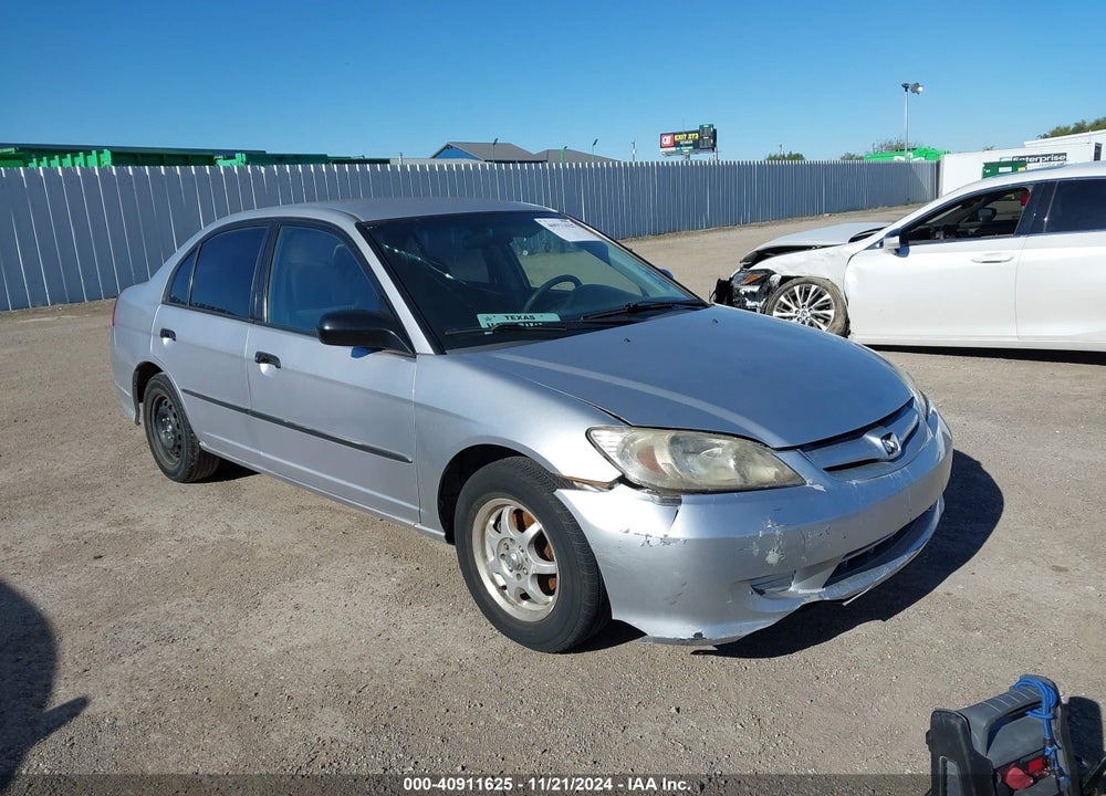 2004 HONDA CIVIC DX VP VIN: 1HGES16394L004478